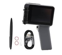 LIYJTK Handheld Inkjet Printer Silver Color 12.7mm HD LED Touchscreen Compact Coding Machine for Plastic Bottles and Wood
