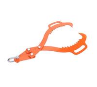 LIYJTK Heavy Duty Log Lifting Tongs 30 inch Serrated Claws Timber Grapple 2 Claw Hook Tongs for Trucks ATVs Tractors