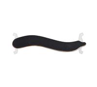 LIYJTK IRIN Épaulière pour Violon Pieds réglables Coussin en Mousse épaisse pour violons 4/4 3/4 Noir et Blanc Rouge Brillant Look élégant Convient à différentes Longueurs de Cou (Rouge)