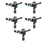 LIYJTK Jardin pelouse Rotation Sprinkler Rocker buse Paquet d'irrigation de Jardin Efficace