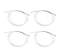 LIYJTK Jeu de Cordes de Violon de Haute qualité, en Acier 4/4 3/4, Pas G D A E, Taille Universelle en Acier Inoxydable