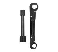 LIYJTK Kit de clés à molette à double extrémité, clé à molette coudée, outils de plomberie pour salle de bain, évier de cuisine