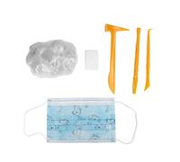 LIYJTK Kit de creusement des ruines historiques conception de masque de plâtre éponge outils de creusement des outils d'excavation enfants