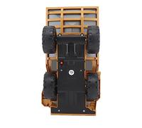 LIYJTK Kit de Jouet de Camion à Benne basculante RC à 9 canaux, Moteur Puissant pour Enfants garçons Filles Jaune