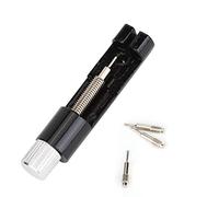 LIYJTK Metal Watch Band Strap Bracelet Adjuster Tool Link Pins Remover Repair Watchmaker for Watch Repair (Noire)