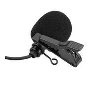 LIYJTK Mini Microphone Portable À Clip-on Mains Libres avec Jack DE Verrouillage À VIS Externe pour Ordinateur PC Ordinateur Portable Clip Rotatif À 360 ° SE CLIPSE Facilement AU Collier