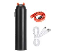 LIYJTK Mini Telescopic Fan Portable Hand Held Fan Power Bank USB Charging for Home (Noire)