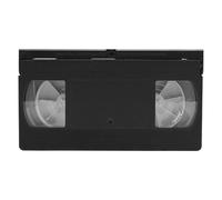 LIYJTK Nettoyeur de tête VCR VHS, technologie sèche, outil de nettoyage de tête vidéo pratique et sûr, réutilisable, noir pour lecteur VCR VHS