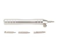 LIYJTK Outil de démontage de Tube d'insertion de Couronne de Montre, extracteur de Couronne de Montre-Bracelet avec 3 Broches, Aide Pratique à la réparation pour horlogers