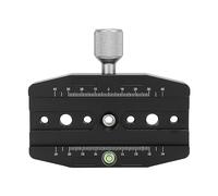 LIYJTK Pince à dégagement Rapide pour Appareil Photo, siège Universel en Alliage d'aluminium à Changement Rapide avec Deux Niveaux à Bulle pour Support de trépied à Plaque de Style