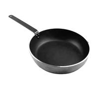 LIYJTK Poêle à frire antiadhésive en alliage d'aluminium, cuisson efficace à la chaleur, poêle profonde, tables de cuisson à Induction pour hôtel (24 cm)