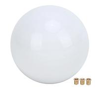 LIYJTK Pommeau de levier de vitesse, résistant à l'usure, en forme de boule acrylique, décoration intérieure pour voitures WRX M12x1, 25 MT (Blanc)