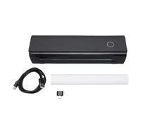LIYJTK Portable Inkless Printer Wireless Thermal Printer with Bluetooth USB Connection 203DPI Accuracy for Home Travel Office