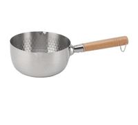 LIYJTK Pot à nouilles professionnel en acier inoxydable, bâton chauffant efficace et uniforme, marmite à gaz, cuisinière à Induction (18 cm)