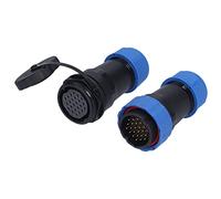 LIYJTK Prise de Courant d'aviation IP68, Paire de connecteurs étanches mâle Femelle, borne Bout à Bout 250V 5A SP28 pour Instruments de Communication, Ordinateurs, alarmes (24 cœurs)