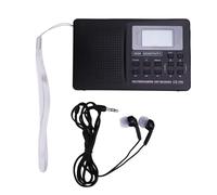 LIYJTK Radio FM MW SW Portable HiFi Multi-Bande à Piles numérique pour la Maison et l'extérieur