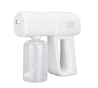 LIYJTK Rechargeable Désinfectant Fogger Machine, 380ML Nano Sanitizer Spray Machine Handheld Fogger Atomizer Pulvérisateur Désinfection Sanitizer Spray Brumisateur Avec Lumière Bleue Pour Bureau à Dom