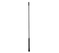 LIYJTK Remplacement D'antenne De Voiture, Mât De Toit De Voiture Flexible Universel Radio Stéréo FM AM Amplifié Booster Antenne(16 inch)