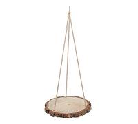 LIYJTK RÉTRO Vantage Chanvre Corde Plante PRÉSENTOIR DÉCORATION DE LA Maison (24 * 2cm)