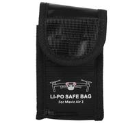 LIYJTK Sac de sécurité pour Batterie de Drone, étui de Protection antidéflagrant et Ignifuge pour Air 2 Noir, 2 Compartiments pour Piles (1 Batterie)
