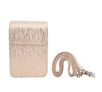 LIYJTK Sac Portable en Cuir PU pour Appareil Photo Streamer Housse de Protection avec bandoulière Mini LiPlay Noir Blanc Rose Noir Streamer Drawing (Poudre brossée)