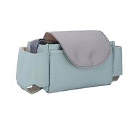 LIYJTK Sac Suspendu pour Poussette de b é bé, Sac de Rangement étanche pour Pousse (Verte)