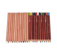 LIYJTK Soft Pastel Pencils 24 Colors with Smooth Water Soluble Pigments