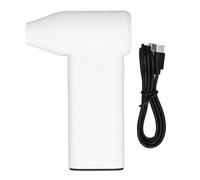 LIYJTK Souffleur à Sec Jet 130000 TR/Min, Multifonction, régulation de Vitesse en continu, plumeau d'air, Rechargeable sans Fil (Blanche)