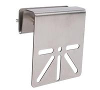 LIYJTK Stainless Steel Security Camera Gutter Mount Bracket Heavy Duty Weatherproof Solar Camera Mount with Six Hole Design for Outdoor S340 SoloCam Surveillance System