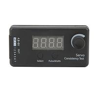LIYJTK Testeur de servo numérique 3 Modes, testeur de consistance de servo en Plastique Noir de Haute précision pour hélicoptère RC DC 4.8-6V