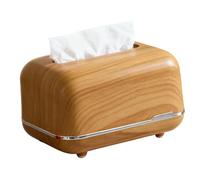 LIYJTK Tissue Box Holder Scratch Proof Magnetic Decorative Facial Tissue Holder Storage with Magnetic Flip Lid for Desktop Coffee Table