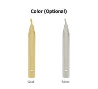 LIYJTK Tournevis de mentonnière pour Violon, clé à vis de mentonnière pour Outil de réparation d'instruments de Musique (Argent)