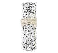 LIYJTK Trousse à Crayons en Toile 36 Trous, Sac de Rangement de stylos de Grande capacité pour étudiants en Art, Sac à Crayons en Toile de Couleur vive (Ciel étoilé Fantastique)