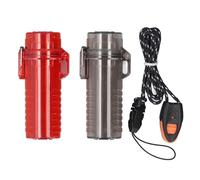 LIYJTK Tube de Rangement étanche pour Camping, Support Organisateur Portable, conteneur Voyage en Plein air (Noir et Rouge)