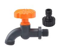 LIYJTK Tuyau Bibb Multifonctionnel en Plastique et Acier, étanche, Tuyau d'eau de Jardin, pour Aquarium, réservoir de Poissons, Camping-Car, Ferme