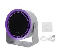 LIYJTK Ventilateur Turbo de bureau 2400 mAh rechargeable 100 vitesses ventilateur de circulation d'air portable affichage numérique ventilateurs de table muraux pour les voyages au (Noire)