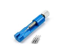 LIYJTK Watch Link Removal Kit, Watch Strap AdjustWatch Strap Spring Bar Link Pin Adjustable Tool for Metal Bands (Blue)