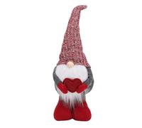 LIYJTK Xmas Standing Gnomes with Retractable Legs Faceless GNOME Doll Plush Decoration for Holiday Home Table Mantel Display Acrylon Polyester 52cm (Red)