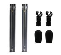 liyoe 1 Paire de Microphones à Condensateur en Forme de Stylo C02, Microphone à Pince Antichoc, Microphone pour Piano, Microphone pour Instrument de Type Stylo B