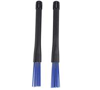 liyoe 1 Paire De Poignées Noires Rétractables Jazz Drum Brushes Sticks Blue Nylon 32Cm
