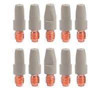 liyoe 10 Pièces 36KD Embouts de Contact de Soudage Revêtement Protecteur M8 Embout de Buse à Gaz 0,8 mm Torche de Soudage MIG Pièces D'Outils de Soudage