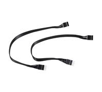 liyoe 2 PièCes SéRies Carte MèRe HD Audio 9Pin Câble D'Extension Mâle à pour PC Bricolage Noir 30CM