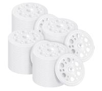 liyoe 200 Rondelles Isolantes en Plastique de 1,77 Pouce/45 Mm, Rondelles en Polypropylène à Répartition de Charge pour la Fixation et le Support
