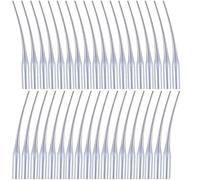 liyoe 300 Embouts de Colle Compatibles pour CA, Applicateur D'Extension de Précision en Plastique, Micro-Embouts Adhésifs de Distribution pour Colle en Bouteille