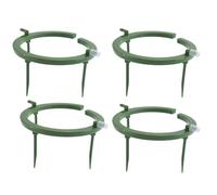 liyoe 4 Jeux D'Anneaux D'Eau 5 Po de Largeur, Support à 3 Pieds, Émetteur D'Égouttement, Anneau D'Égouttement avec Raccord D'Entrée Barbelé Intégré de 1/8 Po, 3 Piquets Amovibles, Installation Facile