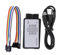 liyoe Analyseur Logique 24 MHz Appareil D'Analyse Logique USB Ensemble D'Appareils D'Analyse Logique Mini Format de Poche Numérique Mémoire D'Entrée 8 Canaux