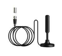 liyoe Antenne TV HDTV-T Antenne TV Numérique Haute Performance pour Réception de Signal TV Intérieur/Extérieur pour Smart TV