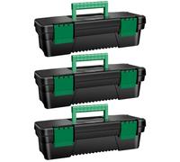 liyoe Boîte à Outils en Plastique de 10 Pouces, Boîte de Rangement D'Outils avec Poignée pour la Menuiserie et la Réparation D'Électricien, Boîte de Rangement D'Outils Portable