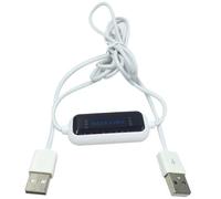 liyoe Câble LED de Transfert de Données Direct de PC à PC USB pour Synchronisation et Partage de Fichiers, Copie Facile Entre 2 Ordinateurs