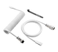 liyoe Câble USB Type-C pour Claviers de, Câble de Clavier Mécanique à Double Manchon, Câble Enroulé Personnalisé pour Clavier Mécanique
